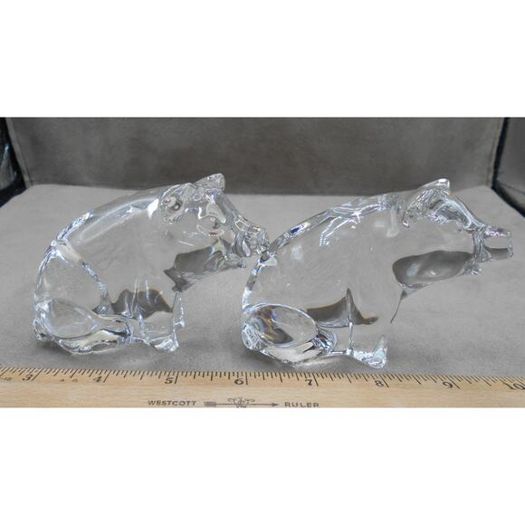 Princess House Crystal Pets Penelope Pig Design 24% Lead Crystal Germany - Picture 4 of 8